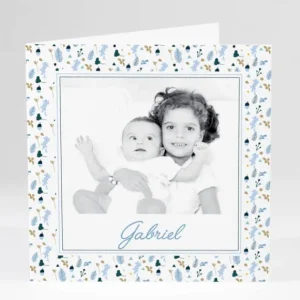 Faire-part de naissance Printemps*Faire-part Elégant Fashion