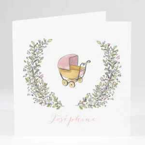 Faire-part de naissance Promenade en landau*Faire-part Elégant Online