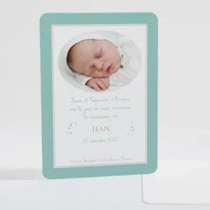 Faire-part de naissance Prenom etoile*Faire-part Elégant Sale