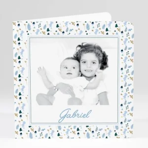 Faire-part de naissance Printemps*Faire-part Elégant Fashion