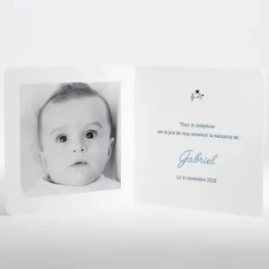 Faire-part de naissance Printemps*Faire-part Elégant Fashion