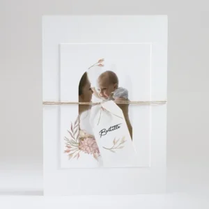 Faire-part de naissance Precieux*Faire-part Elégant Best