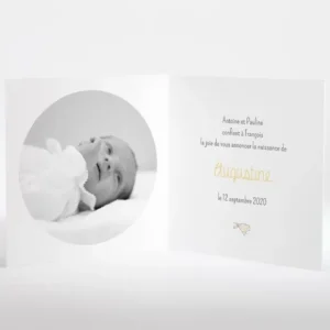 Faire-part de naissance Premier reveil*Faire-part Elégant Clearance