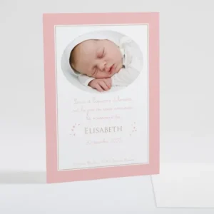 Faire-part de naissance Prenom etoile*Faire-part Elégant Sale
