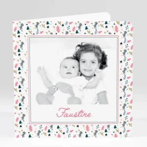 Faire-part de naissance Printemps*Faire-part Elégant Fashion