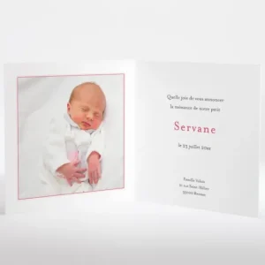 Faire-part de naissance P'tite mousse*Faire-part Elégant Online
