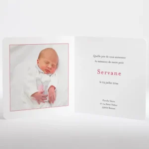 Faire-part de naissance P'tite mousse*Faire-part Elégant Online