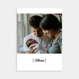 Faire-part de naissance Purete*Faire-part Elégant Outlet