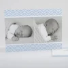 Faire-part de naissance Rayures zigzag chic*Faire-part Elégant Fashion