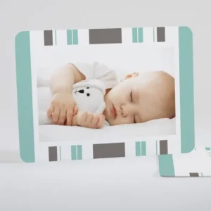 Faire-part de naissance Rayures bayaderes pastels*Faire-part Elégant Sale