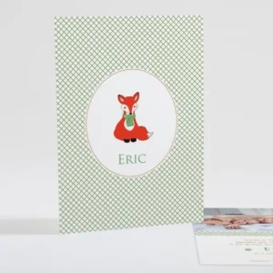 Faire-part de naissance Renardeau simple*Faire-part Elégant New