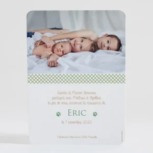 Faire-part de naissance Renardeau simple*Faire-part Elégant New