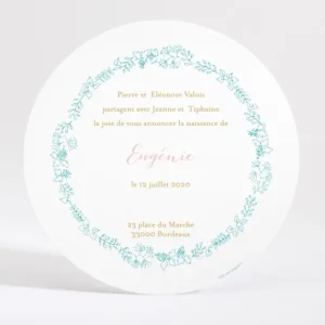 Faire-part de naissance Risette*Faire-part Elégant Outlet