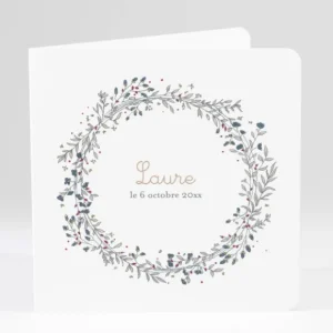 Faire-part de naissance Ronde de bonheur*Faire-part Elégant Online