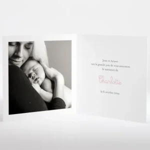 Faire-part de naissance Ronde de bonheur*Faire-part Elégant Online