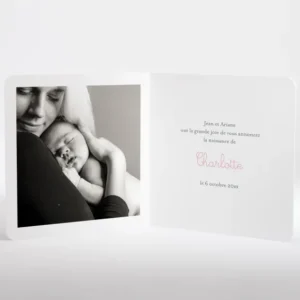 Faire-part de naissance Ronde de bonheur*Faire-part Elégant Online