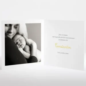 Faire-part de naissance Ronde de bonheur*Faire-part Elégant Online