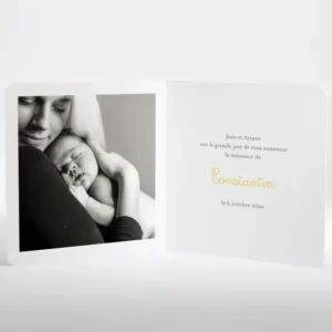 Faire-part de naissance Ronde de bonheur*Faire-part Elégant Online