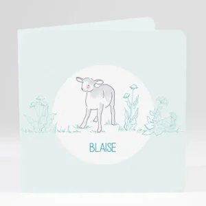 Faire-part de naissance Saute mouton*Faire-part Elégant Clearance