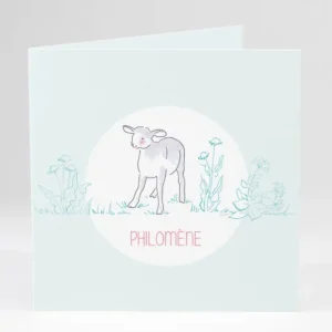 Faire-part de naissance Saute mouton*Faire-part Elégant Clearance