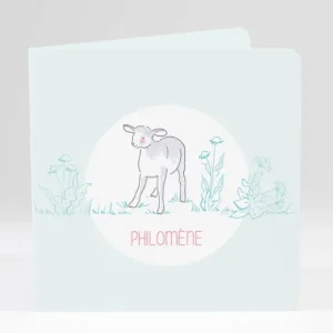Faire-part de naissance Saute mouton*Faire-part Elégant Clearance