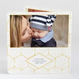 Faire-part de naissance Scandinave*Faire-part Elégant Hot
