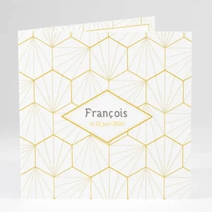 Faire-part de naissance Scandinave*Faire-part Elégant Hot