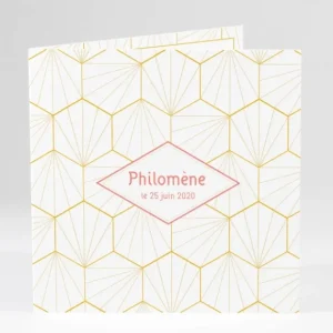 Faire-part de naissance Scandinave*Faire-part Elégant Hot