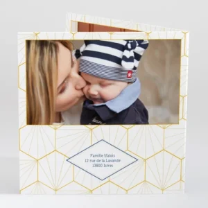 Faire-part de naissance Scandinave*Faire-part Elégant Hot