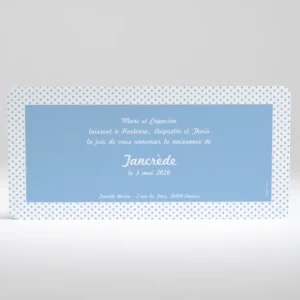 Faire-part de naissance Silhouettes fratrie*Faire-part Elégant Outlet