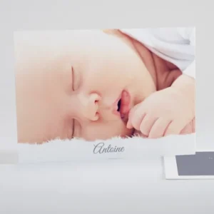 Faire-part de naissance Simplicite*Faire-part Elégant Hot
