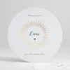 Faire-part de naissance Soleil d'or rond*Faire-part Elégant Sale