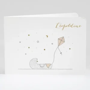 Faire-part de naissance Sous les etoiles*Faire-part Elégant Online