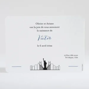 Faire-part de naissance So new york*Faire-part Elégant Discount