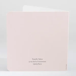 Faire-part de naissance Spring baby girl*Faire-part Elégant New
