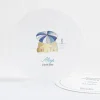 Faire-part de naissance Summer rond*Faire-part Elégant Discount