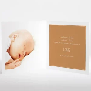 Faire-part de naissance Surprise*Faire-part Elégant New