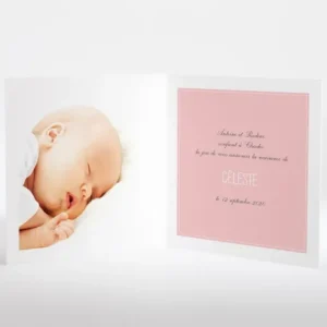 Faire-part de naissance Surprise*Faire-part Elégant New