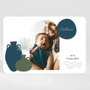 Faire-part de naissance Sunrise*Faire-part Elégant Fashion