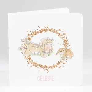 Faire-part de naissance Surprise*Faire-part Elégant New