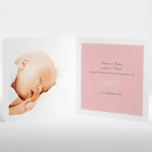 Faire-part de naissance Surprise*Faire-part Elégant New