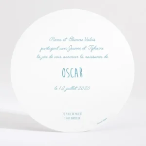 Faire-part de naissance Swing*Faire-part Elégant Discount