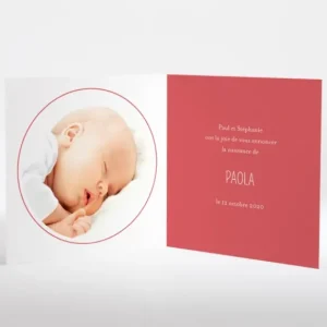Faire-part de naissance Sweety parents*Faire-part Elégant Hot