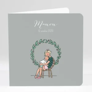 Faire-part de naissance Sweety sister*Faire-part Elégant Sale