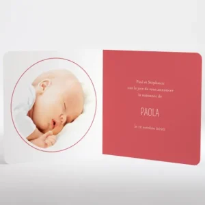 Faire-part de naissance Sweety parents*Faire-part Elégant Hot