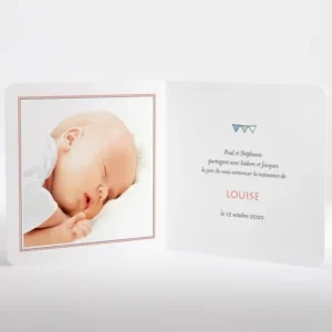 Faire-part de naissance Sweety brothers*Faire-part Elégant Outlet