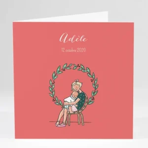 Faire-part de naissance Sweety sister*Faire-part Elégant Sale