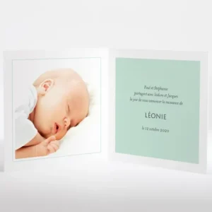 Faire-part de naissance Sweety brothers*Faire-part Elégant Outlet
