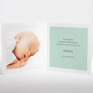 Faire-part de naissance Sweety brothers*Faire-part Elégant Outlet