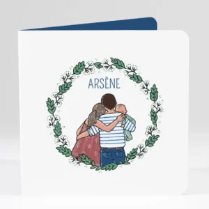 Faire-part de naissance Sweety parents*Faire-part Elégant Hot
